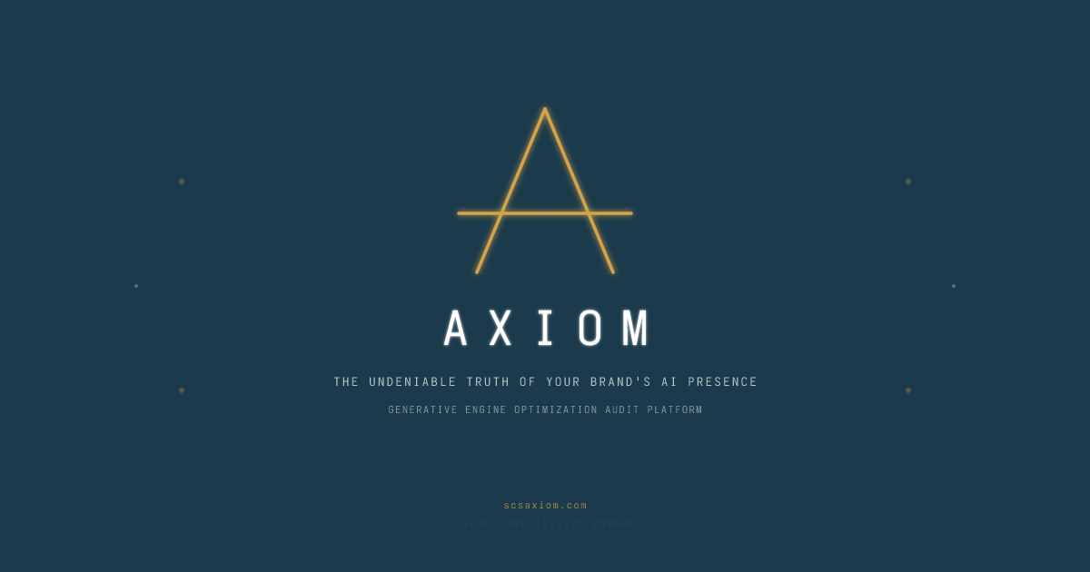 Axiom — The undeniable truth of your brand's AI presence.