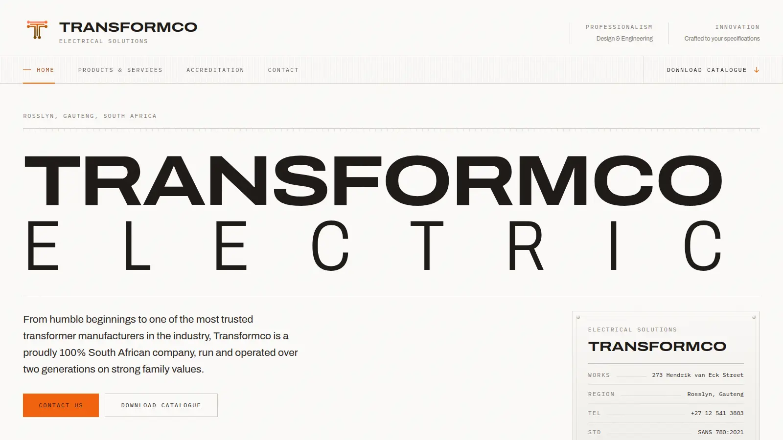 Transformco Electric project preview